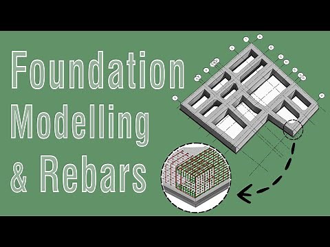 ✨ Foundations from 2D Plans with Rebar Reinforcement in REVIT