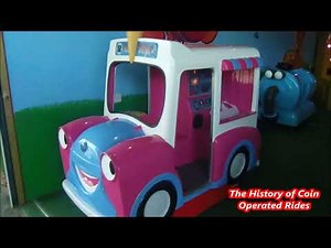 2000s RG Mitchell Coin Operated Ice Cream Van Kiddie Ride - Hank's Ice Cream Van