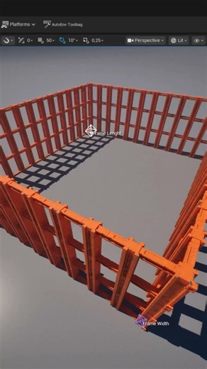 AutoEnv Modular Frame Tool & Kit for Unreal Engine 5 #gamedev #gamedevblog #gaming