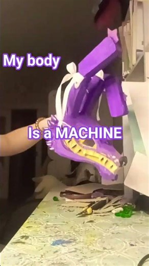 Now the ear is broken😭 #edit #puppet #dragonpuppets