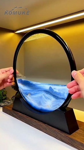 I can watch it for a day😁#komuke #quicksandpainting #gift #interesting #foryou #crafts