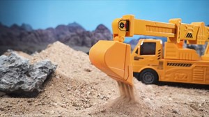 NIPLOOOW 2 in 1 Construction Cranes Truck Toy Playset, Engineering Excavator Track Set with Crane, Excavator, Track, Transport Vehicles, Sound & Light, Gift for Age 3 4 5 6 Years Old Boys Girls