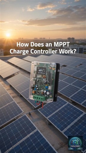 How Does an MPPT Charge Controller Work? ☀️⚡ Get More Power from Your Solar Panels!#sceince #physics