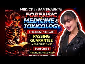Forensic medicine & toxicology 1 NIGHT PASSING GUARANTEE Fmt lecture +NOTES#viral#video#youtube#mbbs