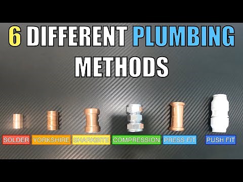 PLUMBING IS EASY - NO MORE SOLDERING! 6 DIFFERENT METHODS FOR CONNECTING COPPER PIPE