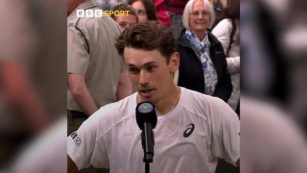 WATCH: Alex De Minaur wins over Wimbledon crowd with sweet shout-out to Katie Boulter