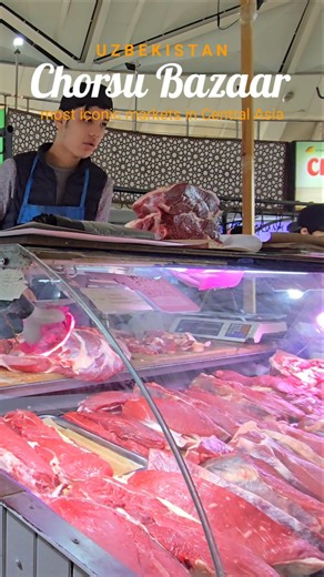 🇺🇿 INSIDE UZBEKISTAN'S MOST FAMOUS MARKET | 🏬 CHORSU BAZAAR | TASHKENT | SILK ROAD