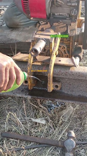 How Rail Tracks Are Drilled So Fast! #RailwayEngineering #EngineeringShorts #train #railway #shorts