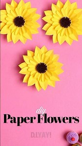 Make Beautiful DIY Paper Flowers Like a Pro 🌻 #papercrafts #paperflower #craftideas