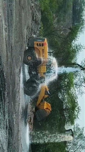 @ved400z_new heavy machine viral reel #SDLG_wheel loader #payloader_operator