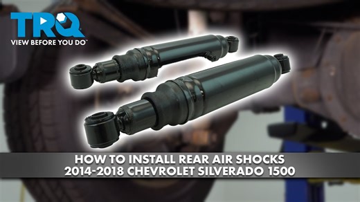 How to Install Rear Air Shocks 2014-2018 Chevrolet Silverado 1500