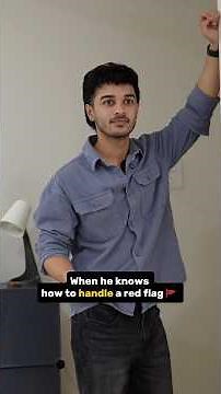 When he knows how to handle a red flag😉 🚩#shorts