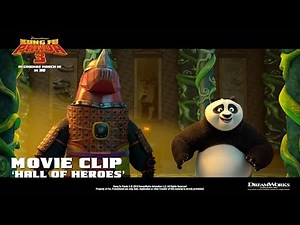 Kung Fu Panda 3 ['Hall Of Heroes' Movie Clip in HD (1080p)]