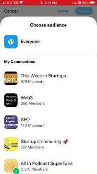 How to POST IN Twitter Communities?