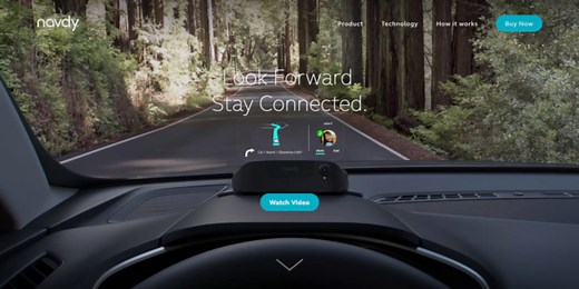 SF感満載！未来型カーナビ「Navdy」とは？｜MaaS・スマートシティの事例を多数掲載｜Mobility Transformation[モビリティ トランスフォーメーション]