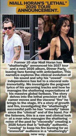Niall Horan 2027 TOUR! ߎߔ The "Dinner Party" Era Is Here #NiallHoran #1d