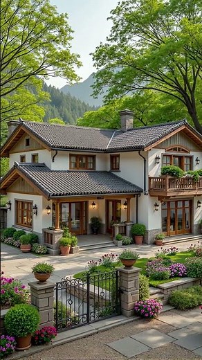 Beautiful Modern Two-Story House Design | Luxury Home Exterior Tour 🏡