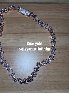 Trendy Fine Jewelry 13mm Infinity Link Design Pass Diamond Tester 925Silver Vvs Moissanite Diamond Iced Out Cuabn Chain Necklace