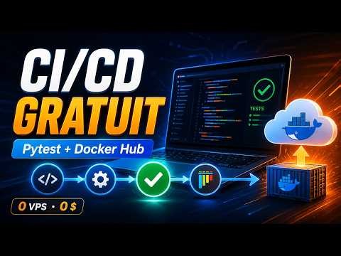 Pratiquer le CI/CD avec Pytest et Docker Hub : zéro VPS, zéro budget