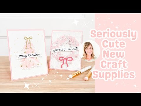 Seriously Cute New Craft Supplies! | Sitting Down And Getting Crafty!