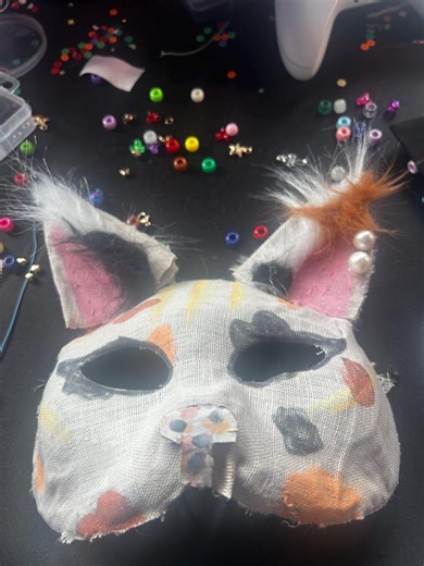 Calico Cat Mask - Etsy