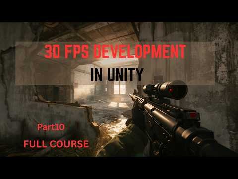 How to create 3D FPS GAME in Unity 6 for beginners (Full course) #10 setting up shooting