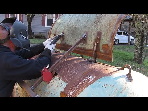 #149 Building an Offset Reverse BBQ Smoker Part 6