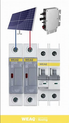 How to Connect Solar Power via Fuse and DC MCB to Inverter | Simple Wiring Guide.