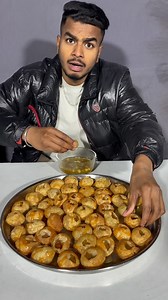 676K views · 6.3K reactions | 50 Golgappa 50 second Challenge 郎 #pcrfoodchallenge #challenge #streetfood #asmr #viral #short | Vishal Pcr | Facebook