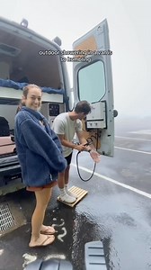 34K views · 4.4K reactions | Outdoor showering in a sprinter van is an experience  @kailynnino ● ● ● #travel #vanlife #lifeontheroad #sprintervan | Vanlife.Hub | Facebook