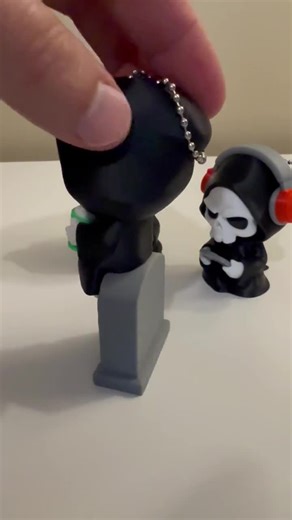 Spooky Cute Grim Reaper Figurines Keychain – Gamer, Coffee Lover, & Smoothie Sipper - Etsy