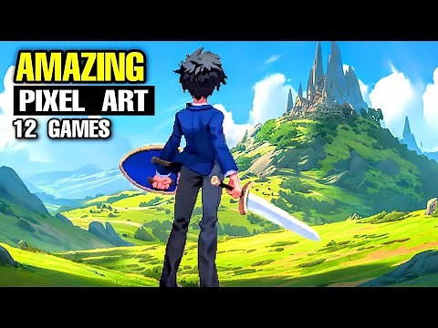 Top 12 AMAZING Pixel Art RPG games Android iOS | Best pixel-art mobile games OF ALL TIME