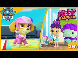 Paw Patrol Rescues Missing Raccoon & Abby Hatcher with Princess Flug | Cartoon for Kids