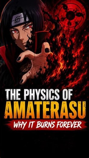 The Physics Behind Amaterasu's Eternal Flames 🔥 | Naruto Explained