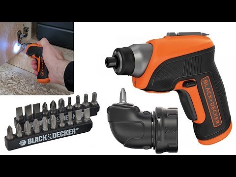 BLACK+DECKER Screwdriver With Right Angle Attachment BDAS36V