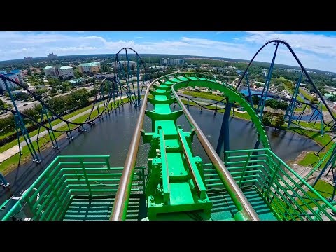 Kraken Front Row On Ride SeaWorld Orlando 2025