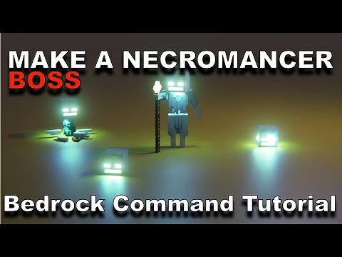 Necromancer BOSS | Minecraft Bedrock 1.20 command tutorial