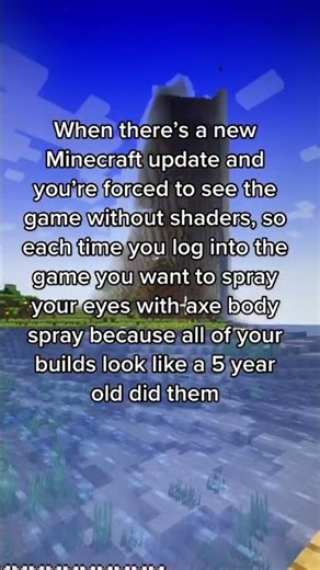 Minecraft shaders can grace me with their presence ANYDAY