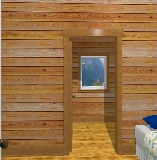 Conestoga Log Cabin Kit Tour - Aspen 13'x15' Model with 2 BR | 195 SQF