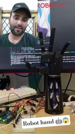 1. 🤖 “AI Robot Hand That Moves Like a Human! 😱 #Shorts”