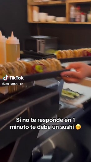Si no responde en 1 minuto, te debe un sushi
