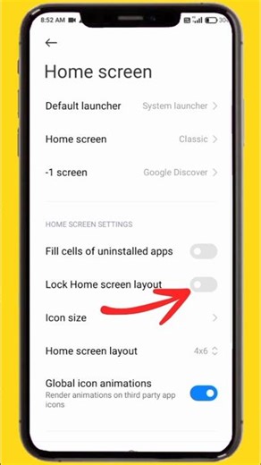 How to Lock Home Screen Layout on Redmi Phones #shorts#tech
