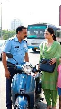 Traffic Cop Asked ₹5000 Fine… Then He Realized She Was A Judge 😳