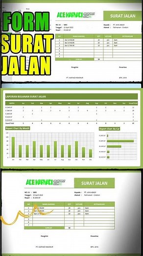 surat jalan excel