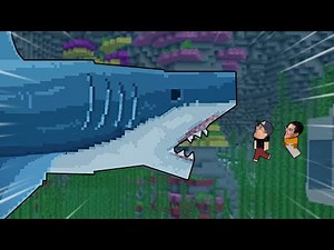IN SEARCH OF THE GIANT MEGALODON IN MINECRAFT!