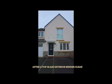 Render Cleaning Experts - Top Glass Windows Exterior Cleaners North Somerset