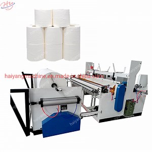 [Hot Item] Automatic Embossed and Perforated Toilet Tissue Paper Making Rewinding Paper Machine