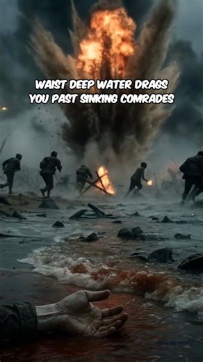 POV: D-Day - Wading Normandy's Bloody Beach, A Silent Look #DDay #WWII #POV #History #Veterans