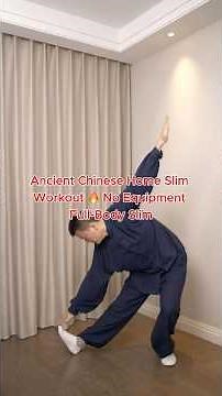 Ancient Chinese Slimming Workout | No Equipment Full-Body Slim