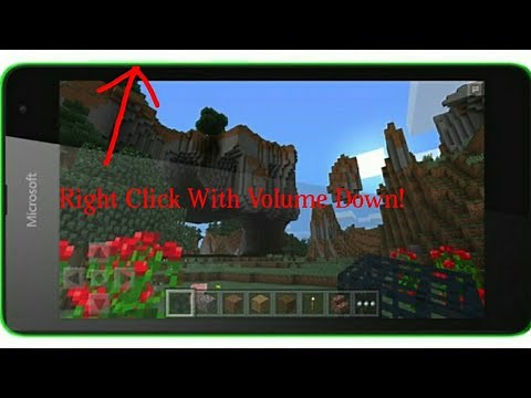 How to Right Click on MCPE (Android)